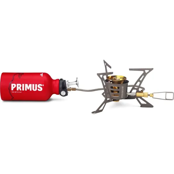 Primus OmniLite Ti Multifuel-Kocher inkl. Brennstoffflasche & Beutel