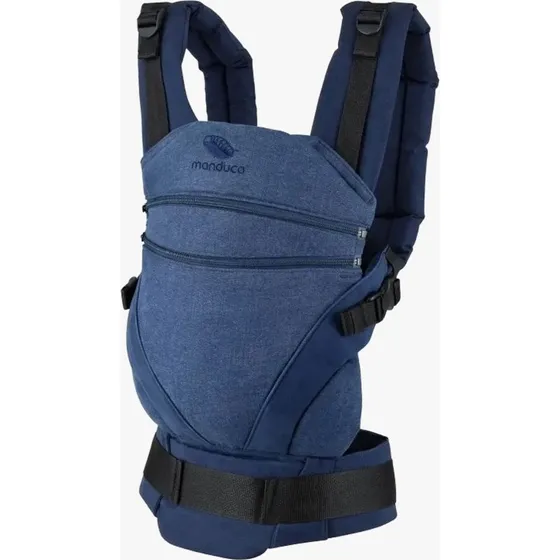 Manduca XT Cotton Babytrage, Melange Blue
