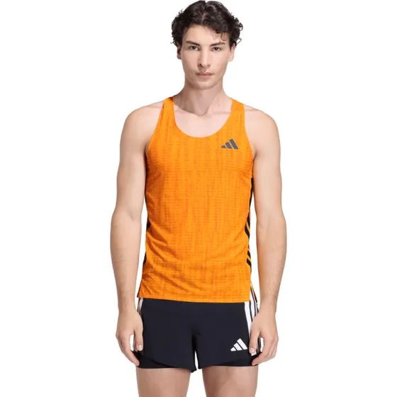adidas Adizero Singlet Herren XL Orange