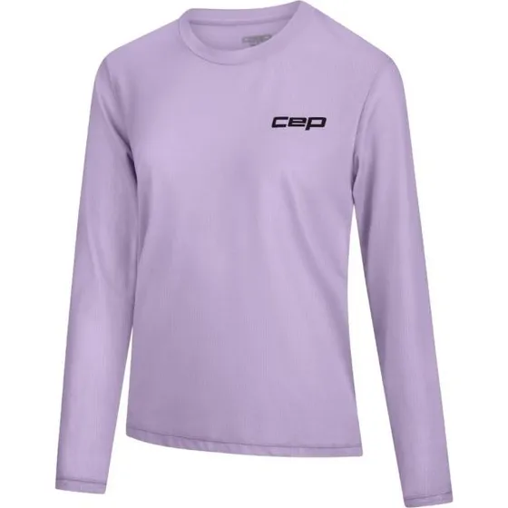 CEP Core Run Shirt Long Sleeve S - Lila