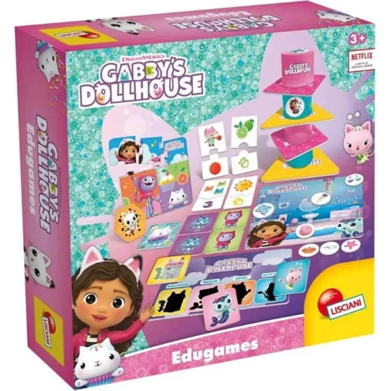 Lisciani Gabby's Dollhouse: Meine erste Spielesammlung (ab 3 Jahren)