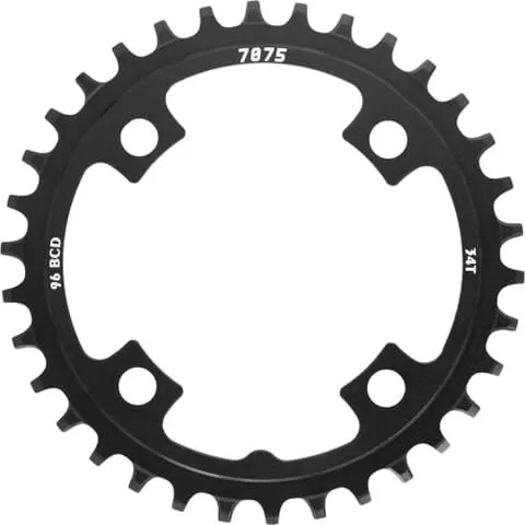 Sunrace CRMX 34 Zhne Kettenblatt schwarz, 96 mm BCD