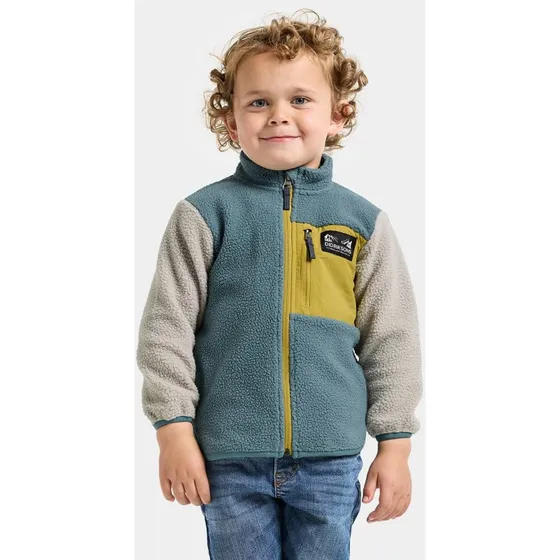 Didriksons Anten Fleecejacke Kinder - Factory Blue