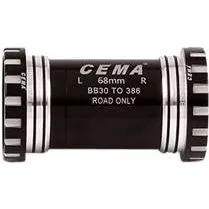 Cema Innenlager-Adapter BB30 auf DUB Inox schwarz