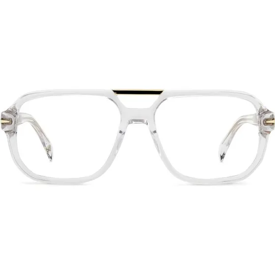 David Beckham DB 7108 Brille Herren Crystal Gold Rechteckig