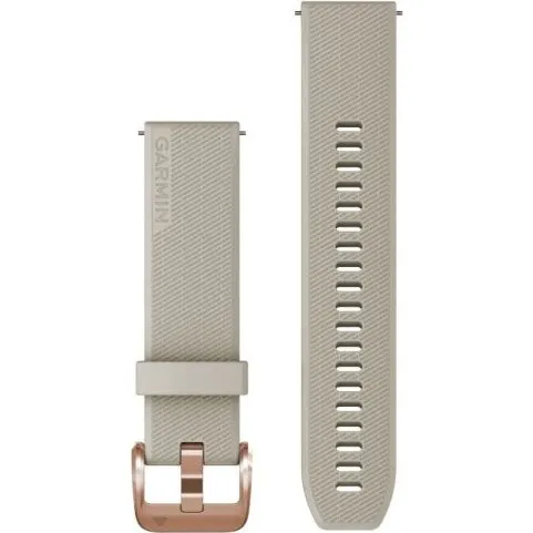 Garmin Silikonarmband 20 mm Quick Release - Light Sand / Rose Gold