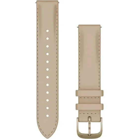 Garmin Lederarmband 18 mm Sand - Quick Release