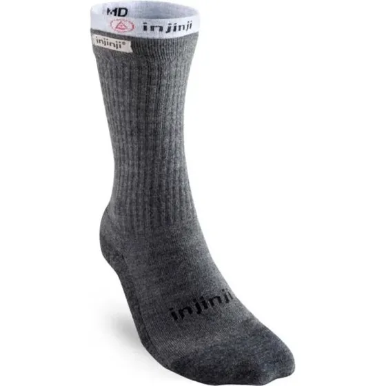 Injinji Liner + Hiker Crew L Herren Socken - Grau