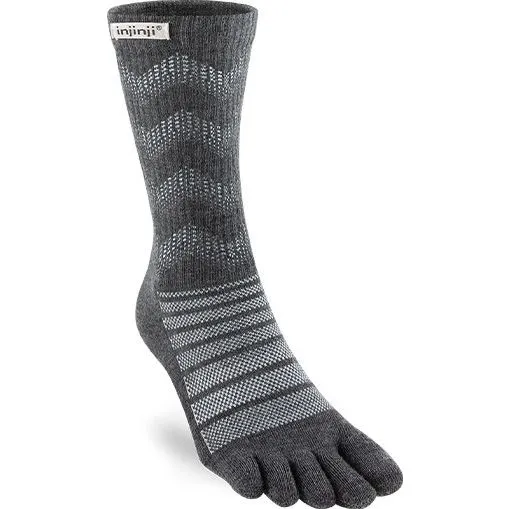 Injinji Outdoor Midweight Crew NuWool Socken Grau XL