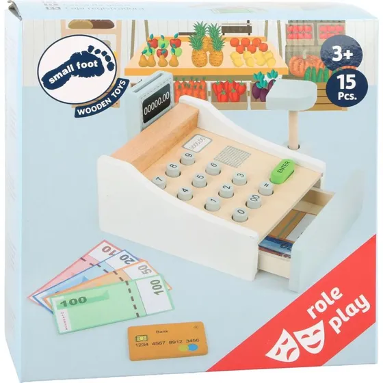 Small Foot Spielkasse aus Holz für Rollenspiele