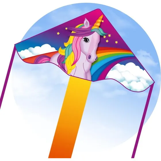 Drachen Ecoline Delta Eco Simple Flyer Unicorn 42x85cm