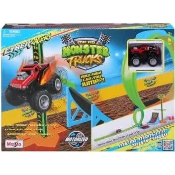 Maisto Cyber Racers Micro Monster Truck Show Set, ab 3 Jahren