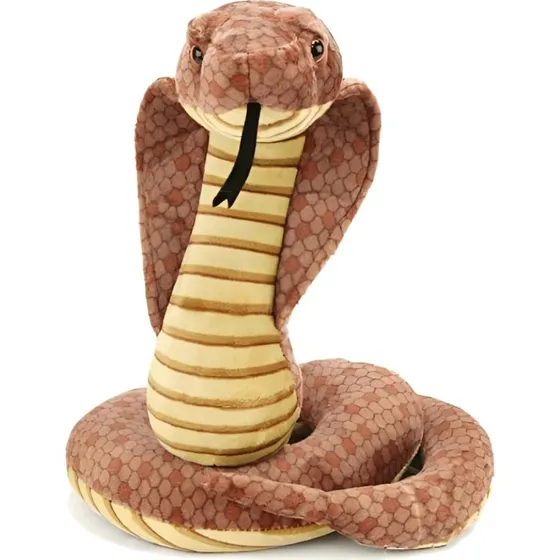 Wild Republic Cobra Kobra Plüschtier, 137 cm