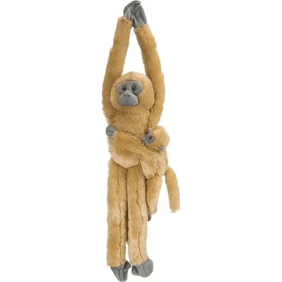 Wild Republic Schmuseteddy Com Langur mit Küken, 50 cm