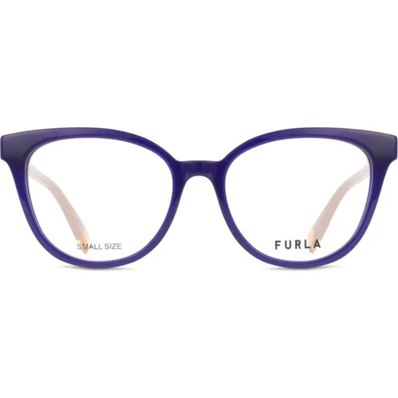 Furla VFU832 Brille - Blau, Cat-Eye/Schmetterling Optik