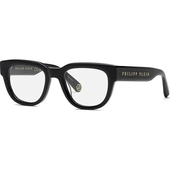 Philipp Plein Plein Starlight VPP146M Brille Schwarz Quadratisch