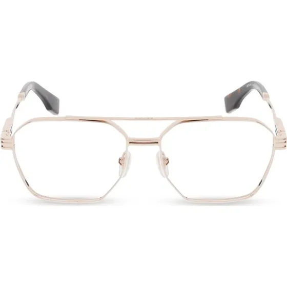Police VPLQ76 Brille Herren - Quadratisch, Roségold/Gold Metall