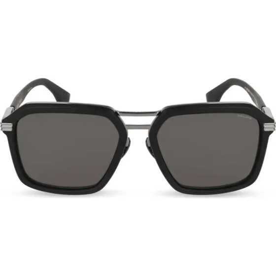 Police Mercury 2 SPLQ92 Herren Sonnenbrille - Grau, Polarisiert