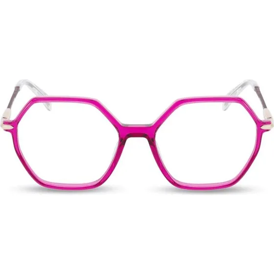 Police VPLR13 Brille Unisex Violett Geometrisch