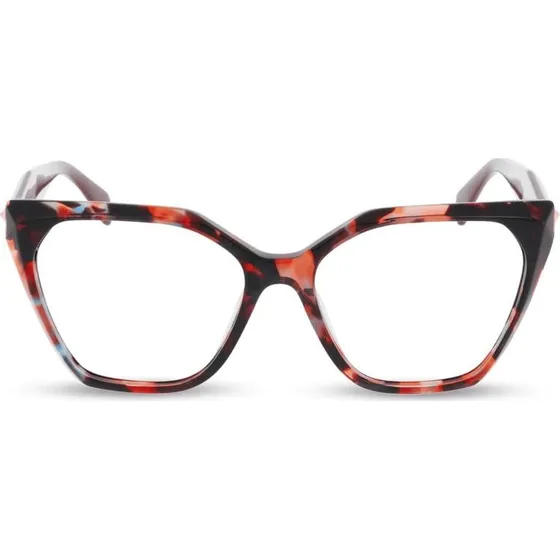 Police VPLR18 Brille Unisex Havana Geometrisch
