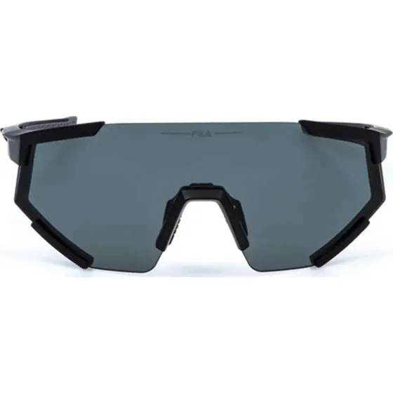 Fila SFIB12 Sonnenbrille Unisex Schwarz Grau Shield-Design