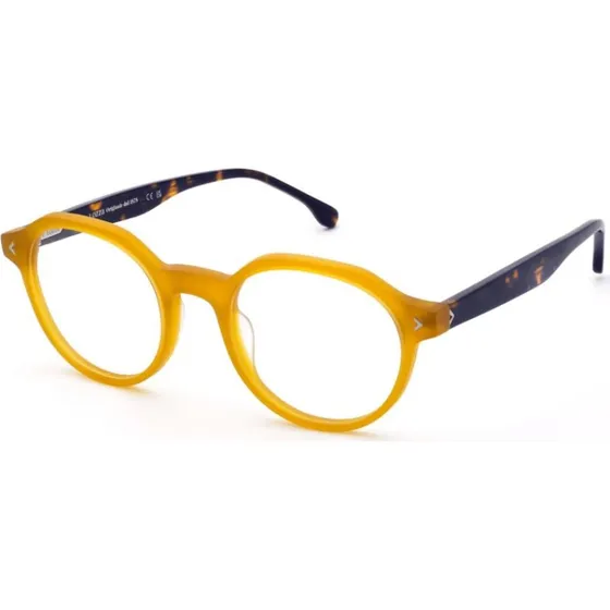 Lozza VL4385 Pantos Brille - Gelbes Acetat Gestell für Herren & Damen