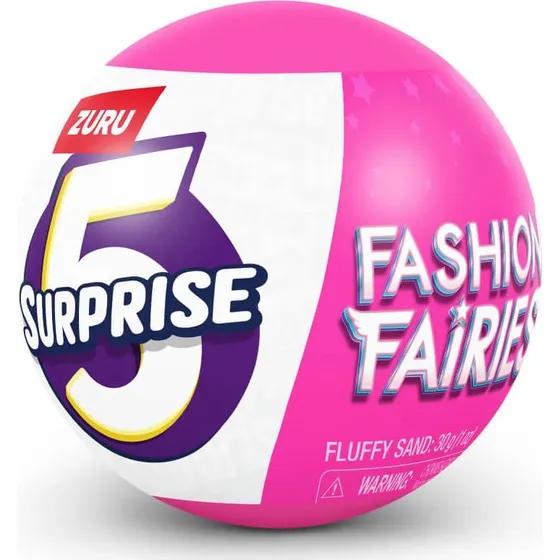5 Surprise Fashion Fairies Modepuppe mit Accessoires