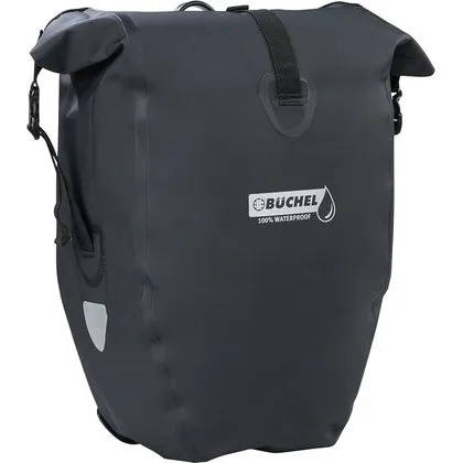 Büchel Wasserdichte Gepäckträgertasche 25,4 L Schwarz