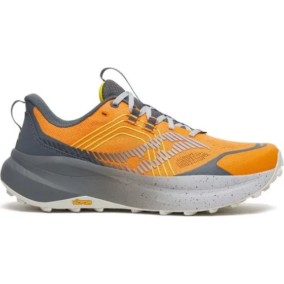 Saucony Xodus Ultra 4 Trailrunning-Schuhe - Orange/Dunkelgrau