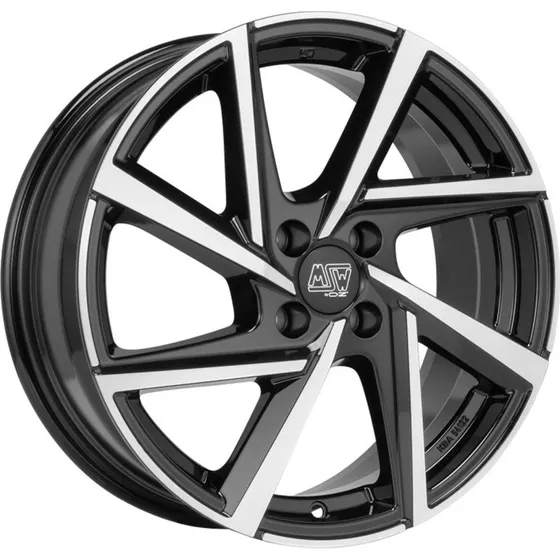 MSW 80/4 Felge 17 Zoll Gloss Black/Polished 4x108 ET37