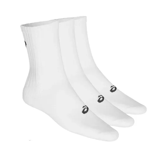 ASICS Crew Socken Weiß 3er-Pack - Training & Komfort