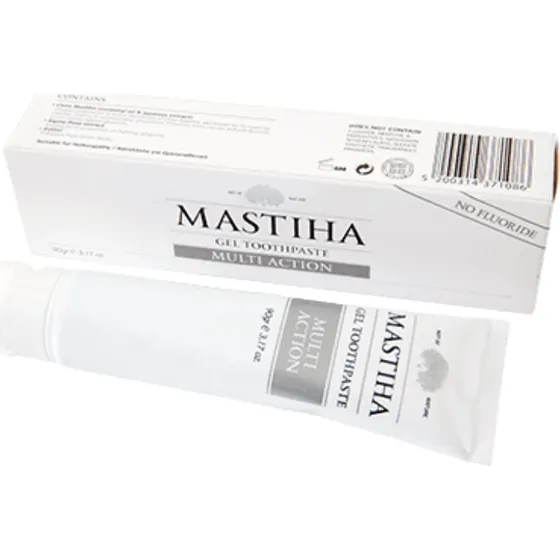 Mediterra Mastiha Multi-Action Zahnpasta, 90 g, Fluoridfrei