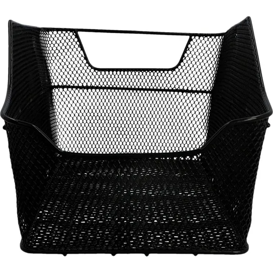 FISCHER Fahrrad-Korb BIG schwarz 490x330x255mm