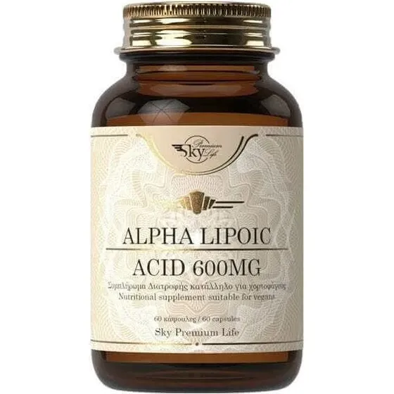 SKY PREMIUM LIFE Alpha Lipoic Acid 600mg - 60 Kapseln