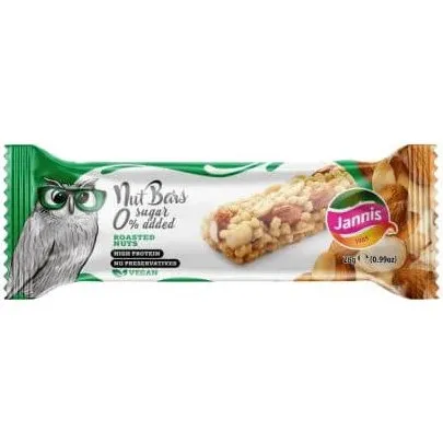 Jannis Eiweißriegel mit gerösteten Nüssen, 28g