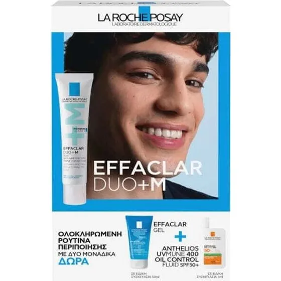 La Roche-Posay Effaclar Duo+M & Reinigungsgel & Anthelios Set