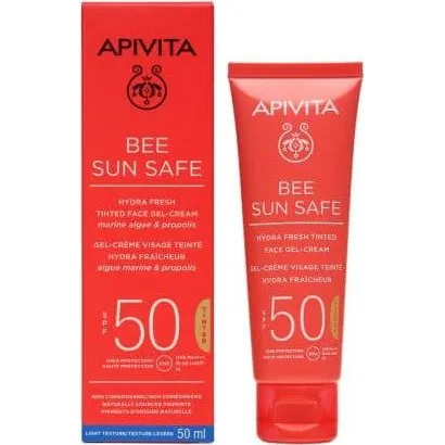 Apivita Bee Sun Safe Sonnenschutz-Gelcreme SPF50, 50ml