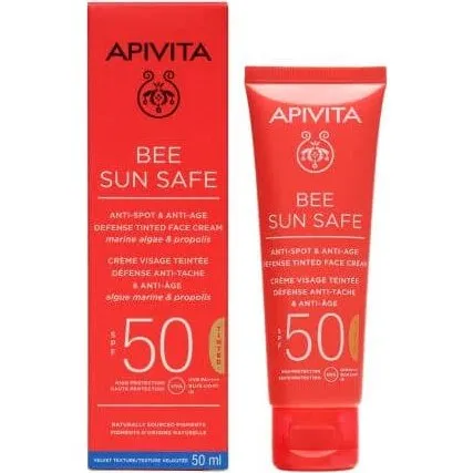 Apivita Bee Sun Safe Anti-Peeling Sonnenschutz SPF50, 50 ml