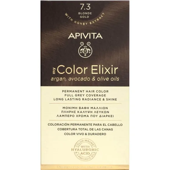 Apivita My Color Elixir Permanente Haarfarbe N7.3 Blond Gold
