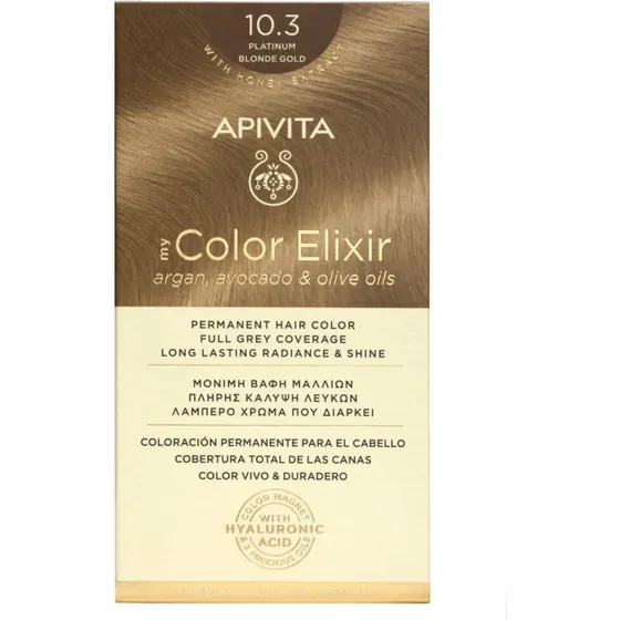 Apivita My Color Elixir Permanente Haarfarbe N10.3 Blond Gold