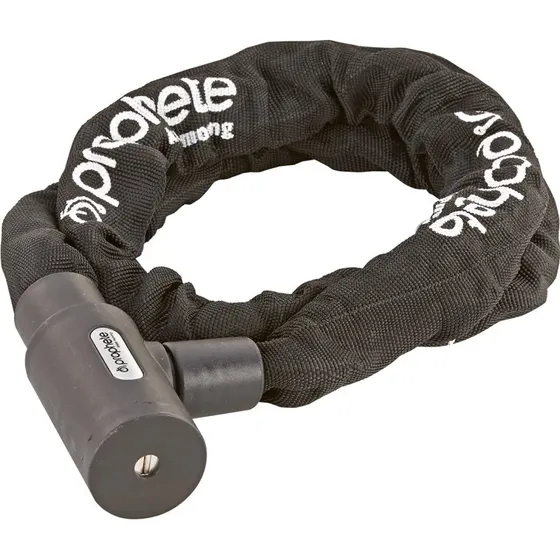 PROPHETE Kettenschloss 120 cm schwarz mit LED-Schlssel