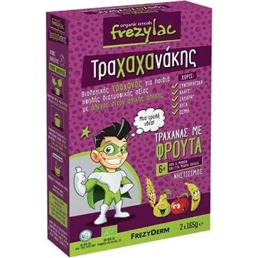 FREZYLAC Bio-Vollkorn-Trahanas mit Bio-Früchten, 2x165g