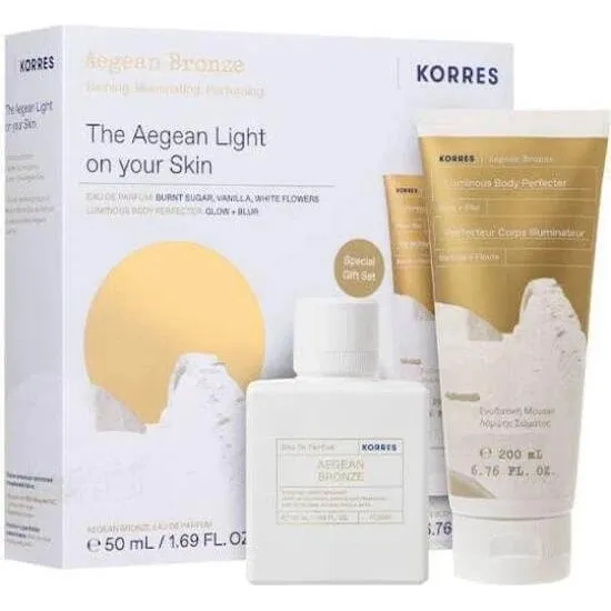 Korres Aegean Bronze Eau De Parfum & Body Mousse Set (250ml)