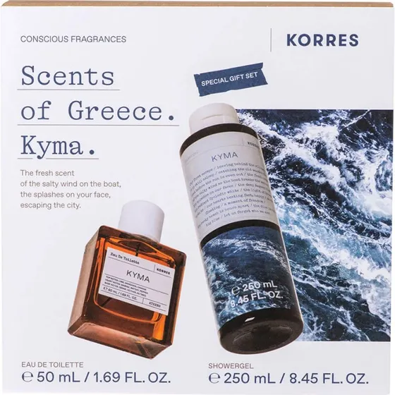 Korres Kyma Geschenkset: Eau de Toilette 50ml & Duschgel 250ml