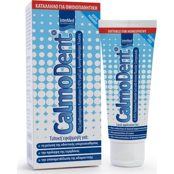 Intermed Calmodent Fluoridgel 75ml zur Zahnschmelzpflege