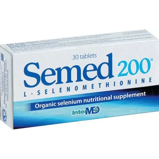 InterMed Semed Selen 200mg Bio Selenomethionin 30 Tabletten