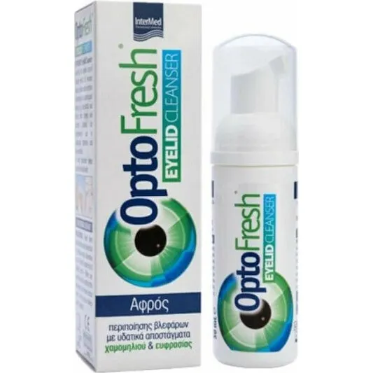 InterMed OptoFresh Augenlidpflegeschaum mit Kamille & Augentrost