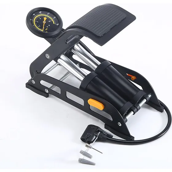 IWH Fuluftpumpe Doppelzylinder 10 bar schwarz