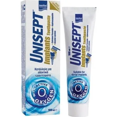 InterMed Unisept Implantate Zahnpasta, 100ml