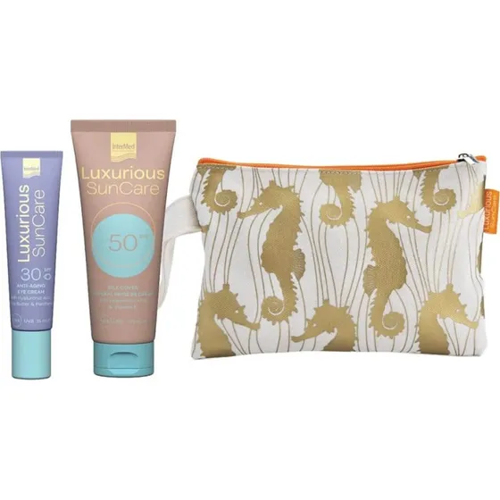 Luxuriöse SunCare Anti-Aging Augencreme & Silk Cover BB Cream Set